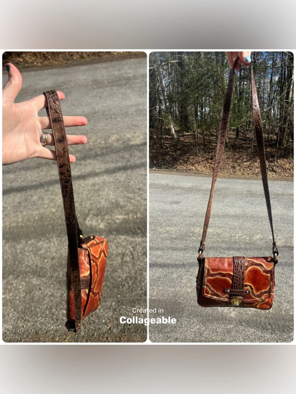 Brahmin Leather Crossbody Bag Limited Edition - Picture 16 of 17